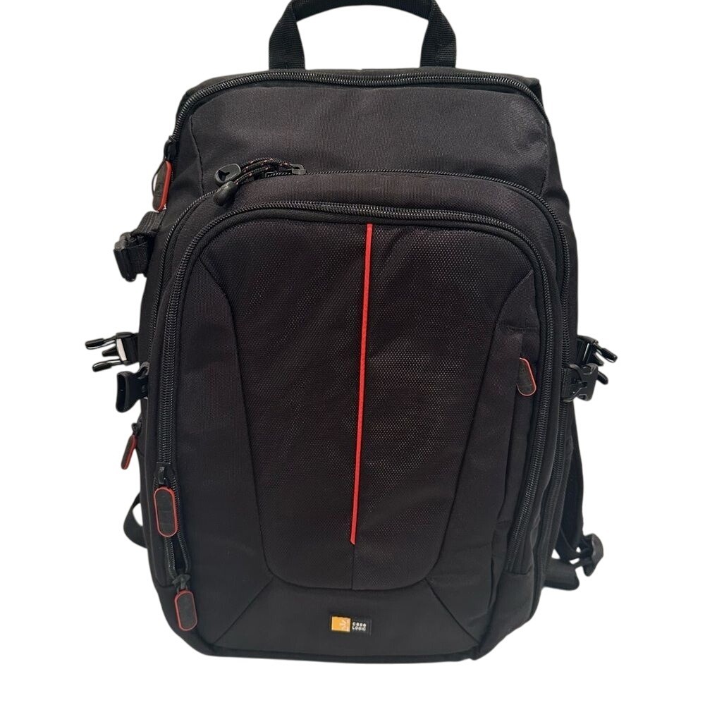 Case Logic Camera Backpack Case‎ Red Interior LIKE NEW 12 x 7 x 17